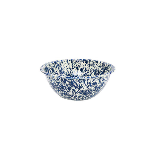 Small Splatter Bowl - Navy & Cream