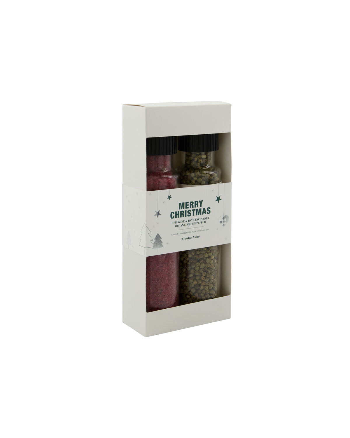 Red Wine and Bay Leaf Salt and Organic Green Pepper Gift Box