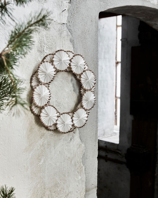 Rosette Christmas Wreath