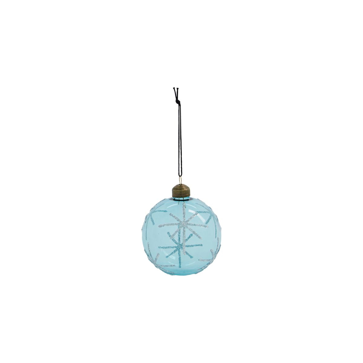 Light Blue Snowflake Bauble