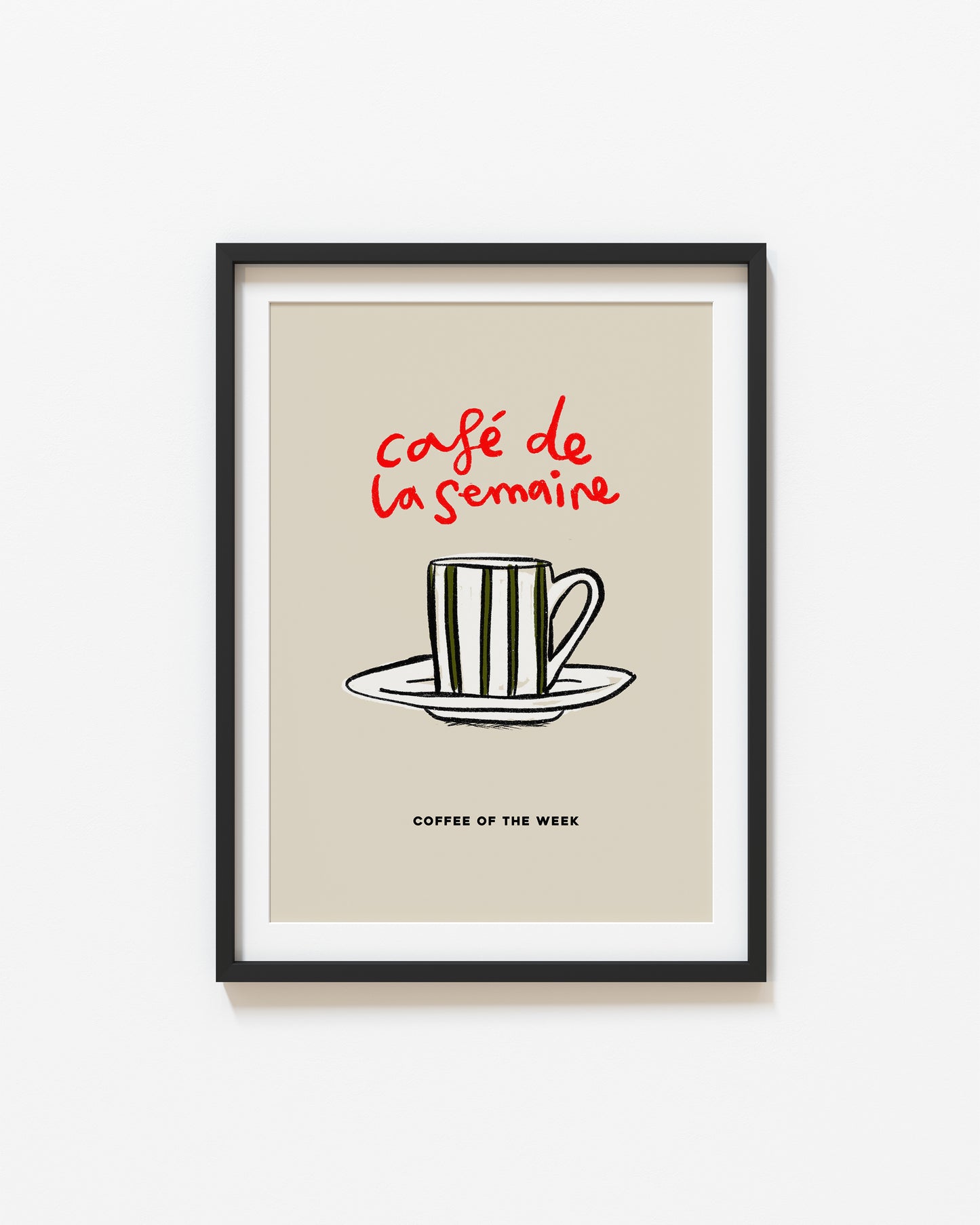 Cafe de la Semaine Print