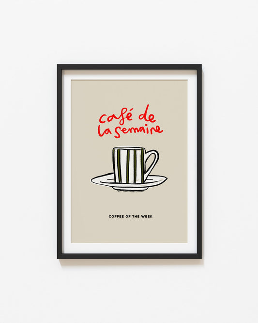 Cafe de la Semaine Print