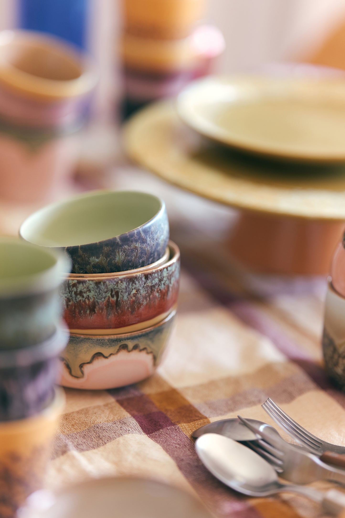 HKliving 70s Ceramics Tapas Bowl Set - Drift