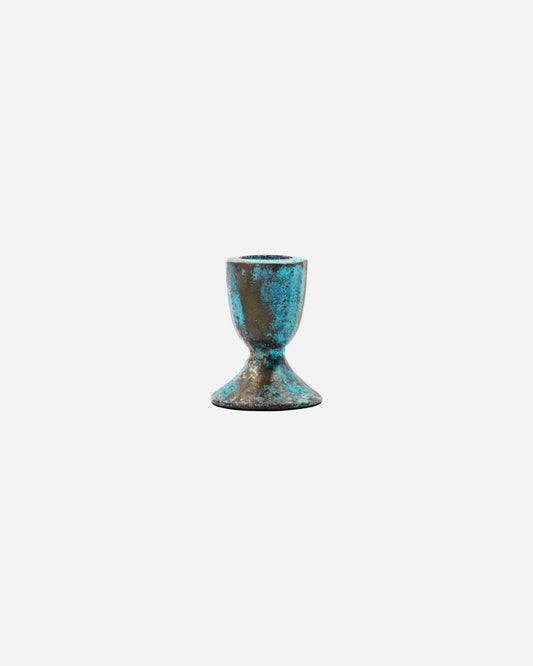 Antique Turquoise Candle Holder