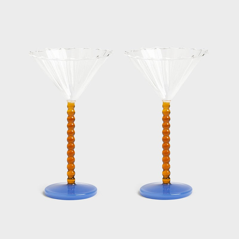 Amber Perle Coupe (Set of 2)