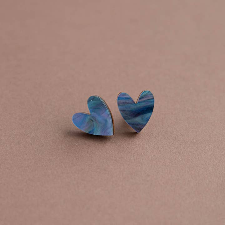 Heart Stud Earrings