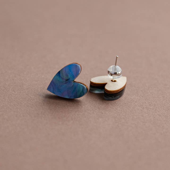 Heart Stud Earrings