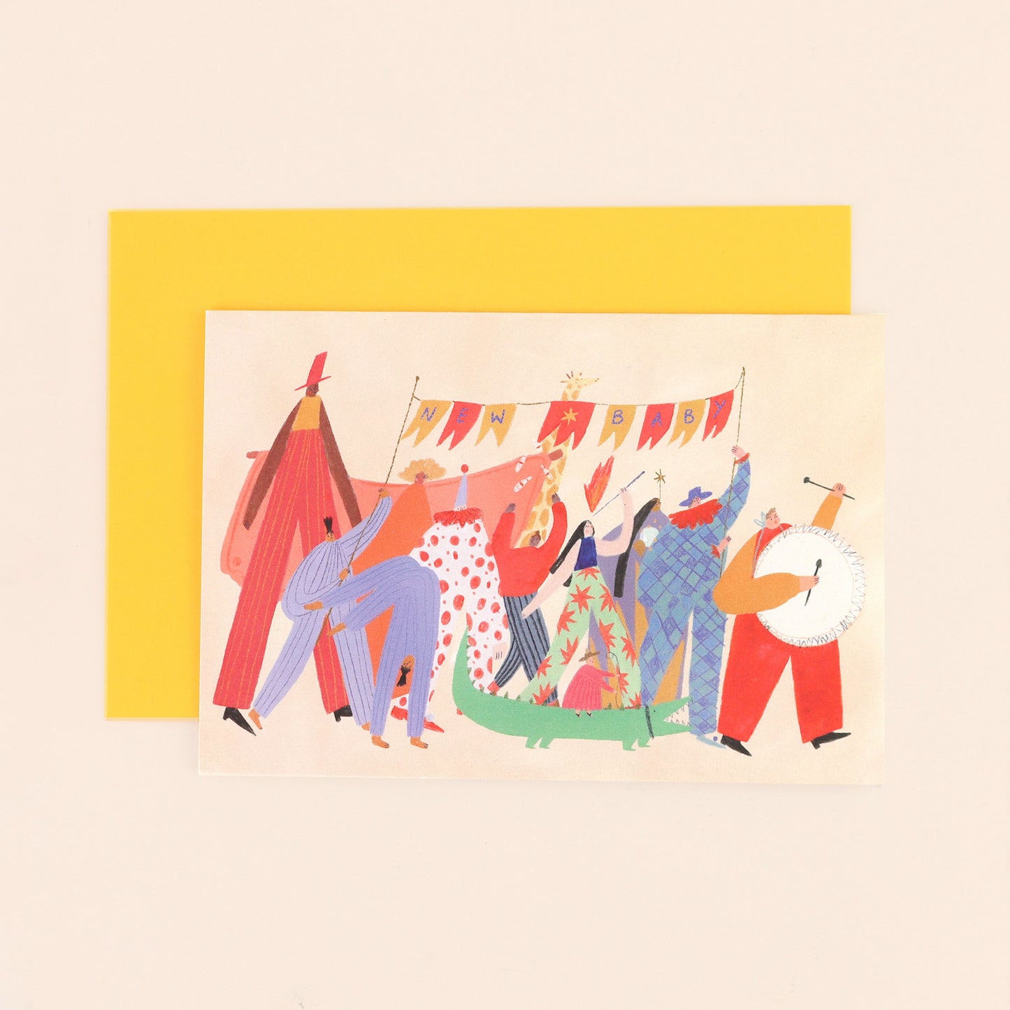 New Baby Circus Parade Card