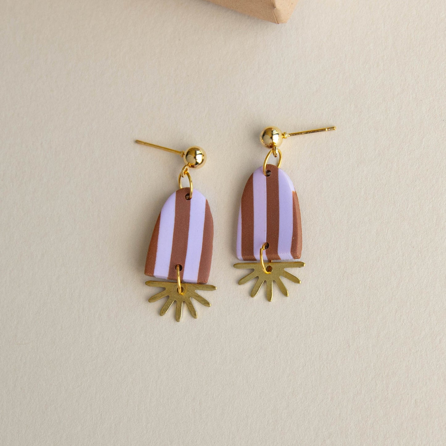 Sunny Stripe Drop Earrings