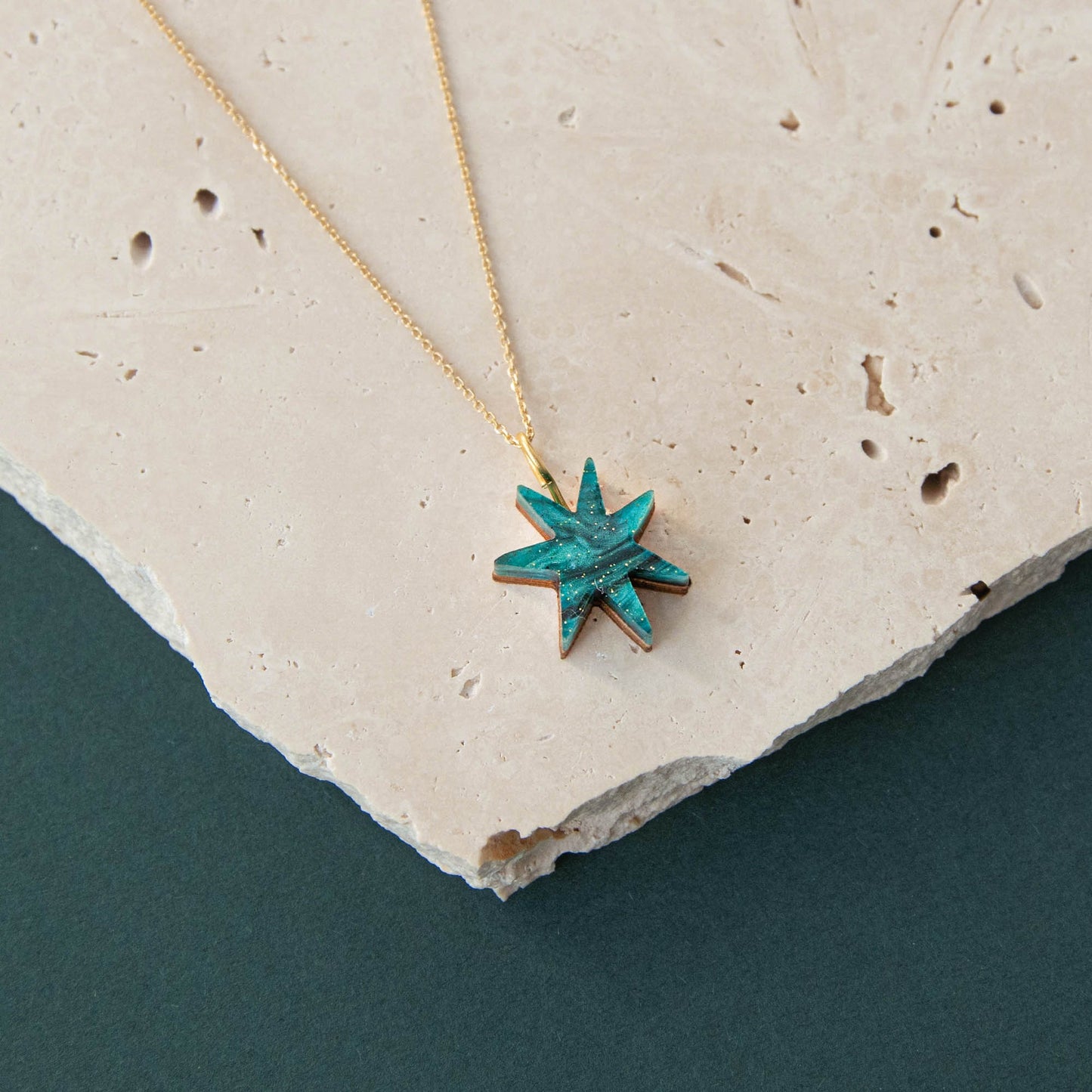 Hand Drawn Star Necklace