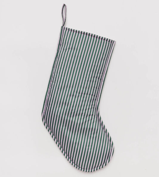 Christmas Stocking - Lilac Candy Stripe