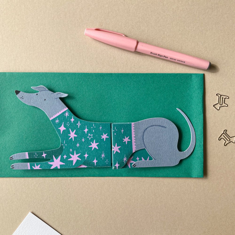 Maurice - Long Doggo Extendable Card