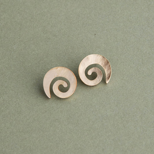 Swirl Stud Earrings