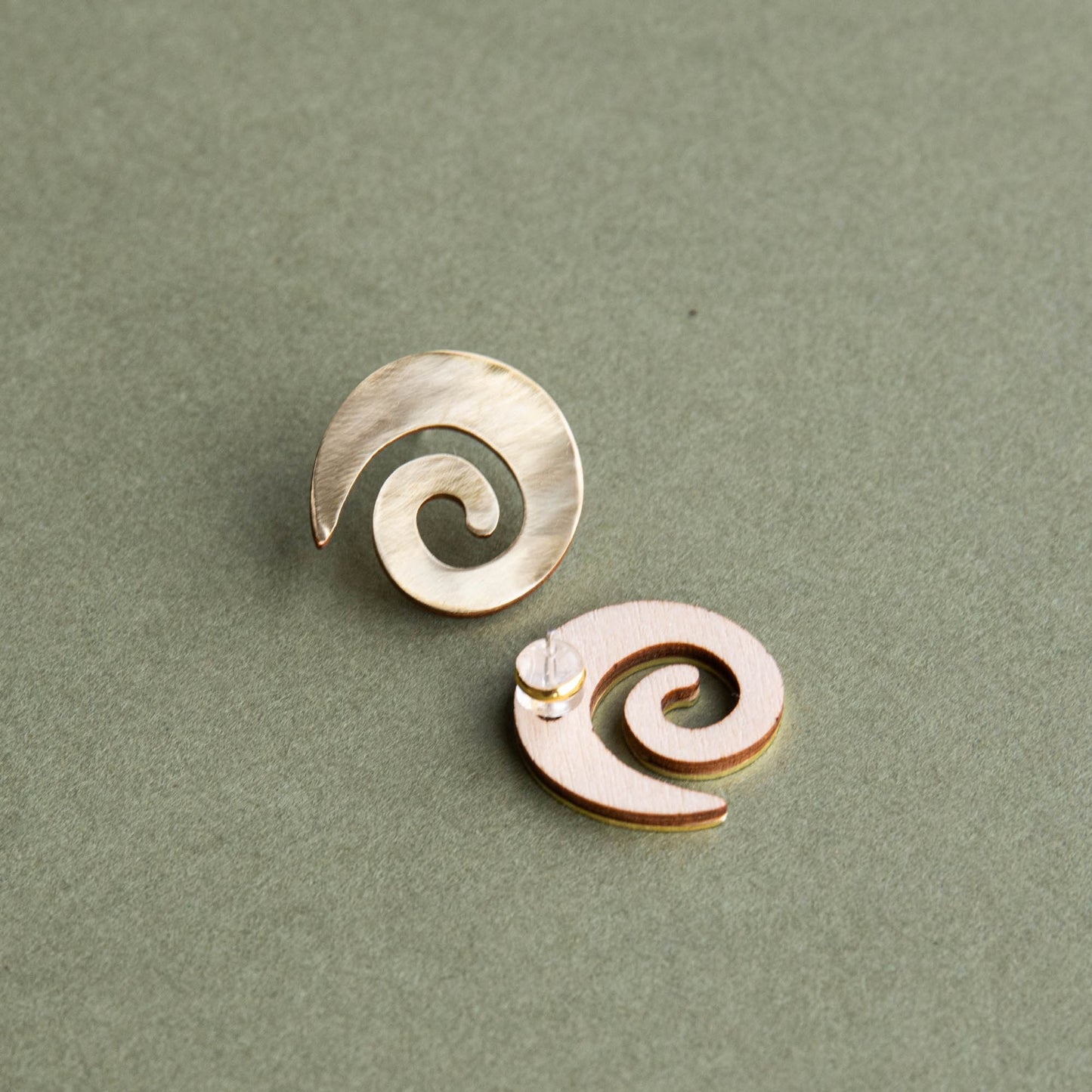 Swirl Stud Earrings