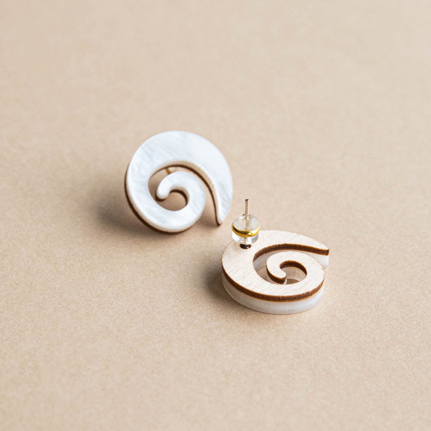 Swirl Stud Earrings