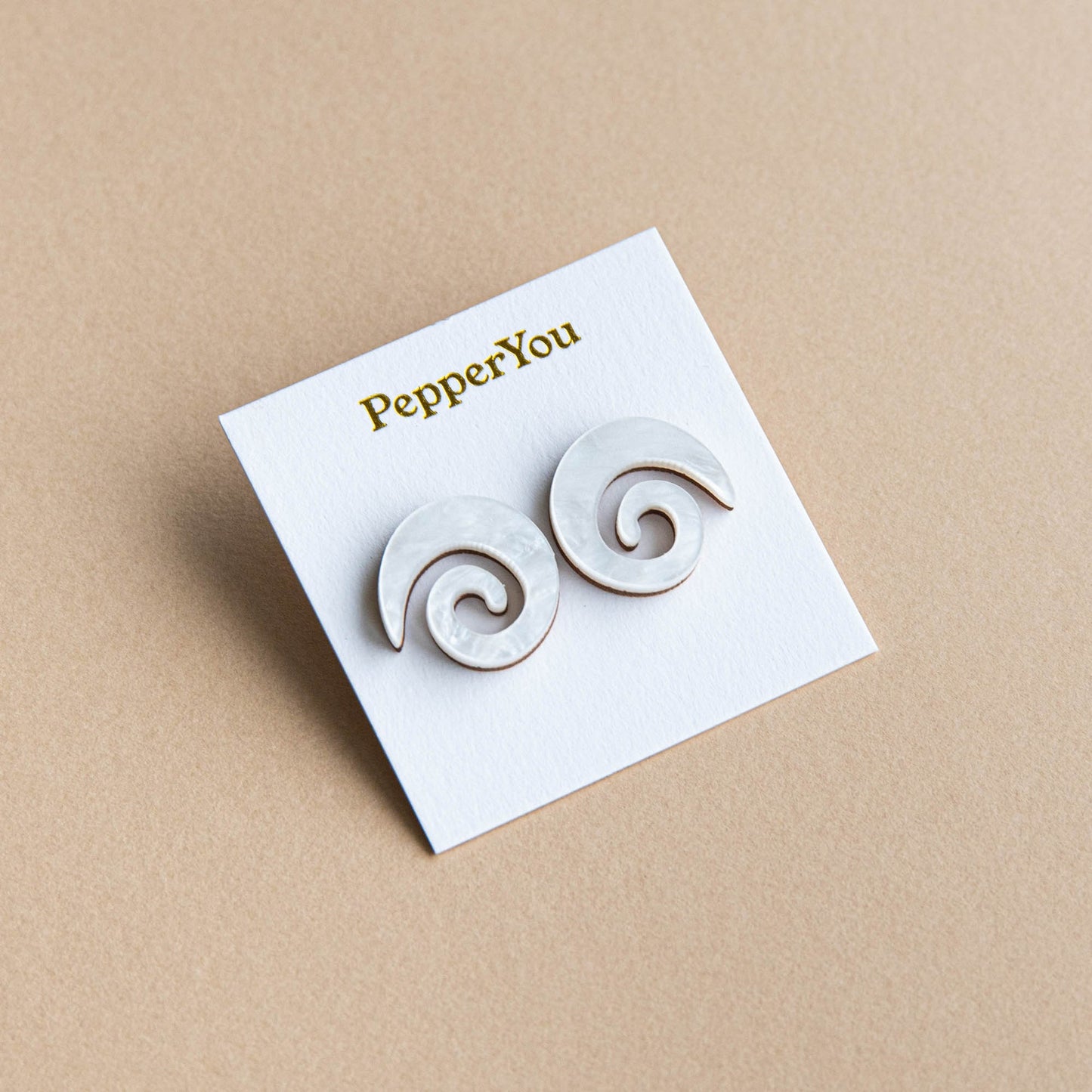 Swirl Stud Earrings