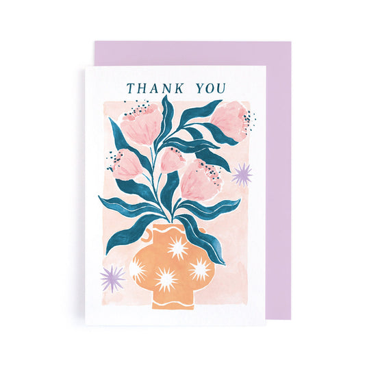 Vase Thank You Card