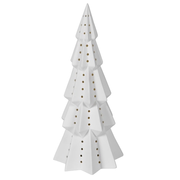 White Ceramic Christmas Tree Light