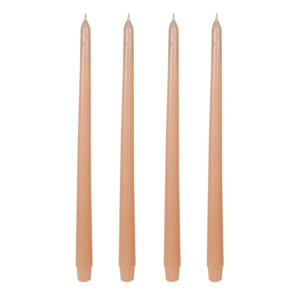 Neutral Tapered Dinner Candle Stick