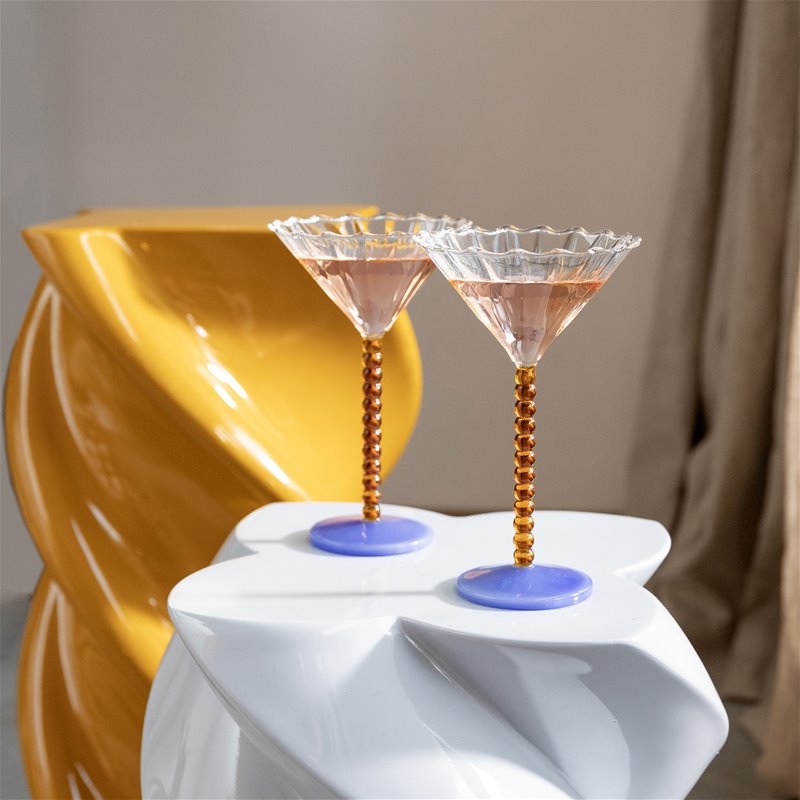 Amber Perle Coupe (Set of 2)