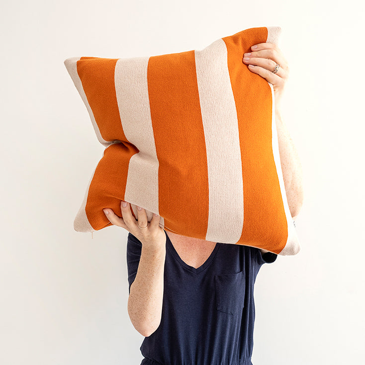 Enkel Cushion - Burnt Orange