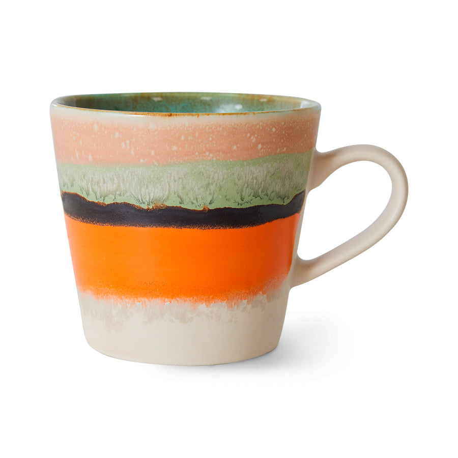 HKliving 70s Ceramics Cappuccino Mug - Burst