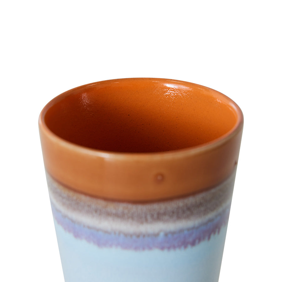 HKliving 70s Ceramics Latte Mug - Ash