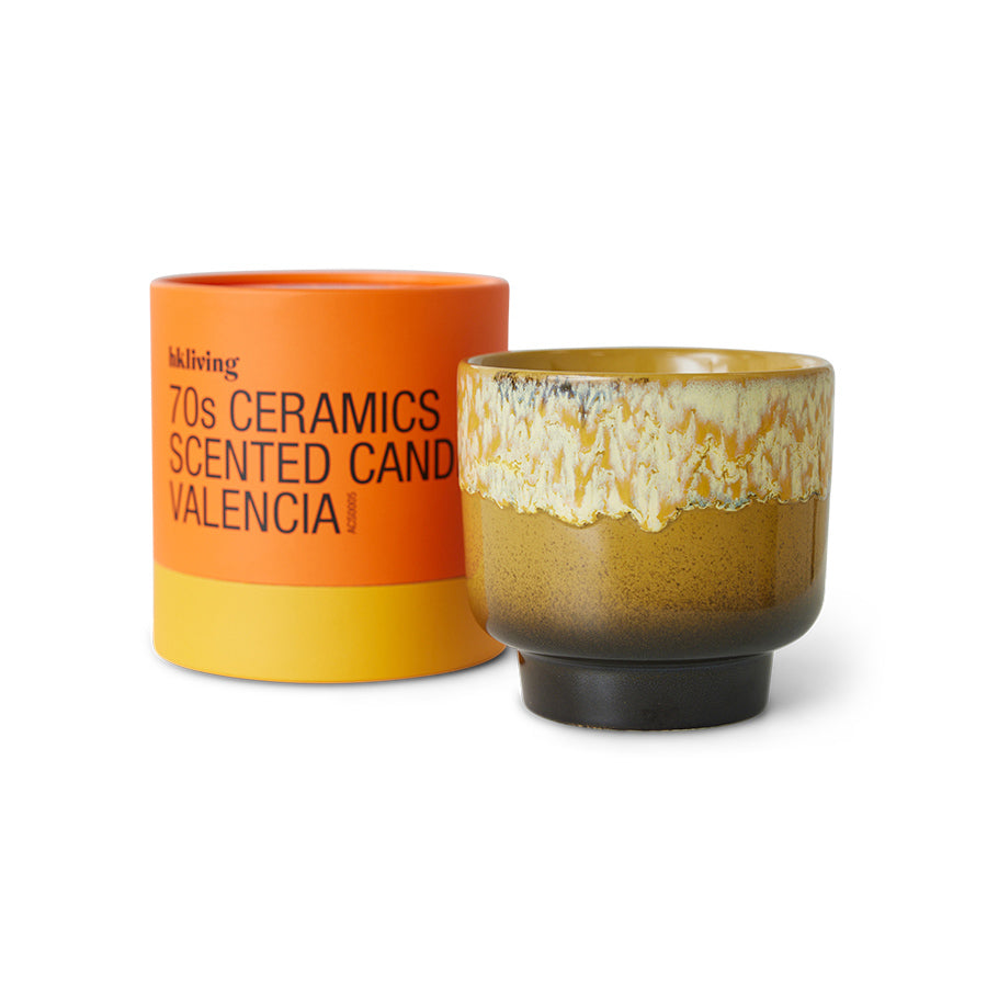 Hkliving 70s Ceramics Candle - Valencia