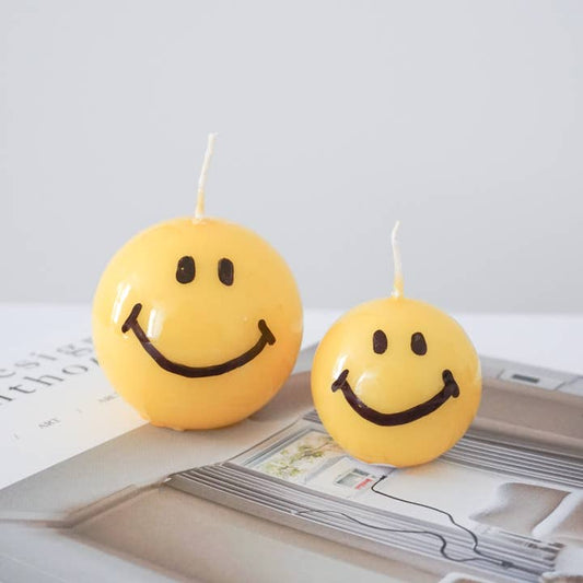 Smiley Face Candle