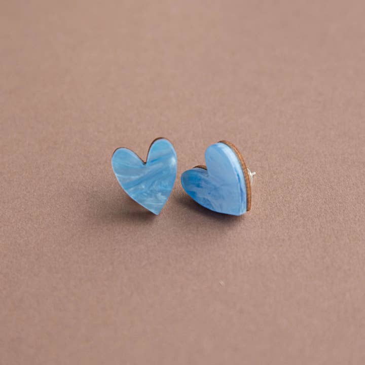 Heart Stud Earrings