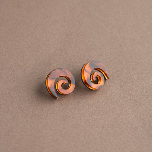 Swirl Stud Earrings