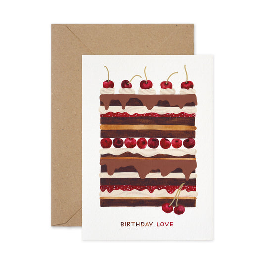 Chocolate Cake Card