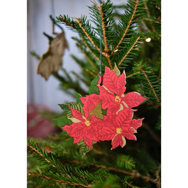 Festive Foliage Wooden Baubles