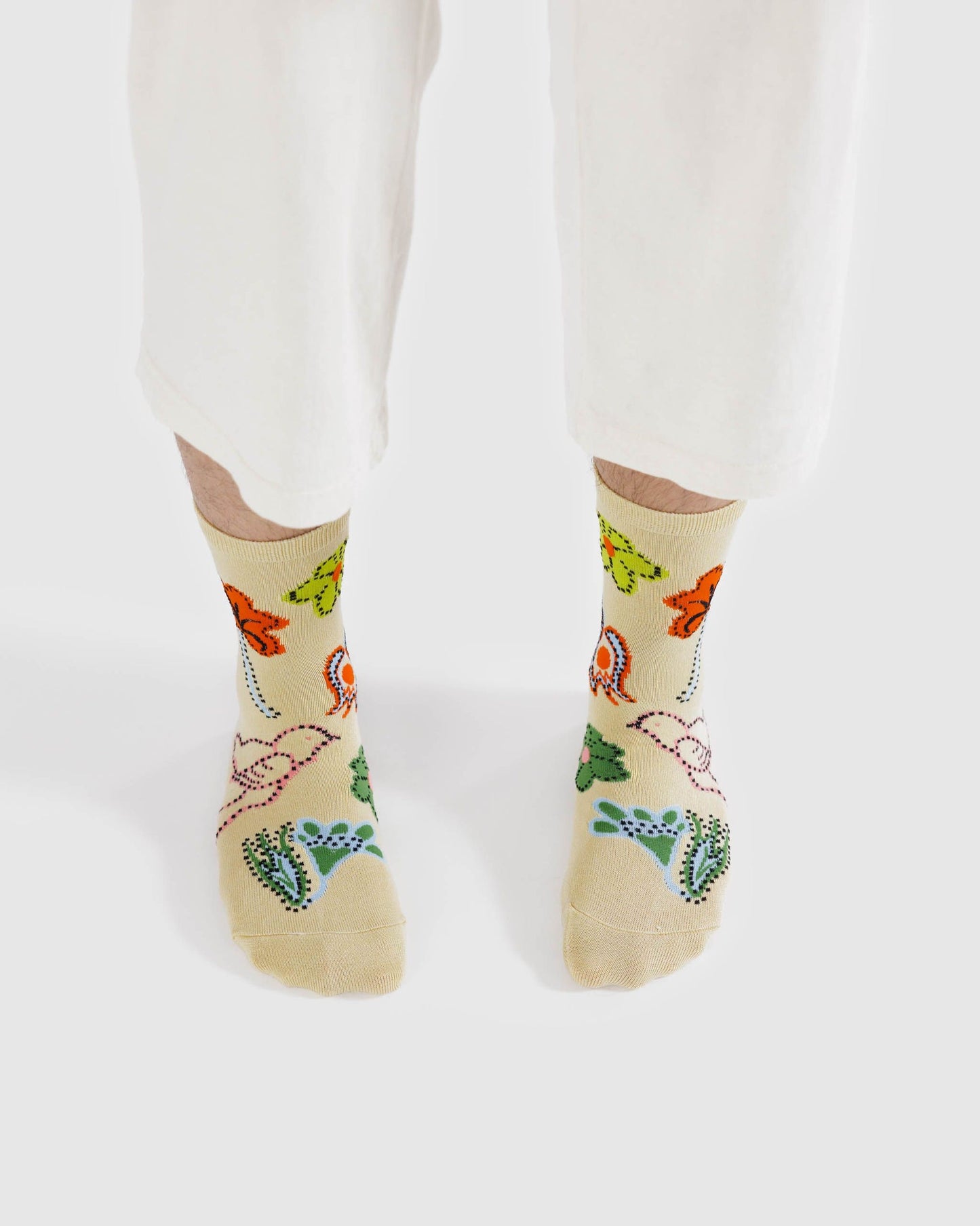 Crew Sock - Flowers