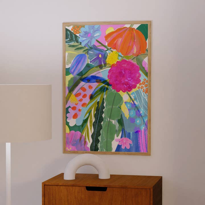 Drunken Blooms Print