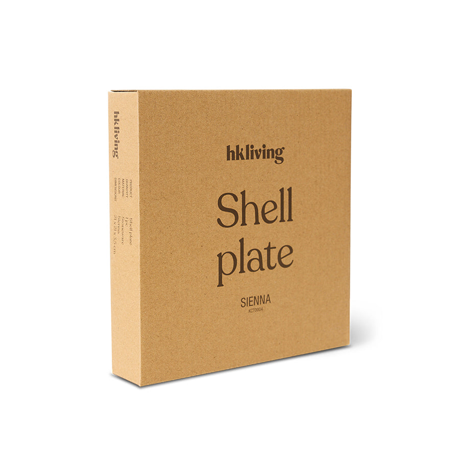 HKliving Shell Plate - Sienna