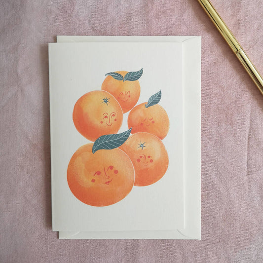 Happy Oranges Card