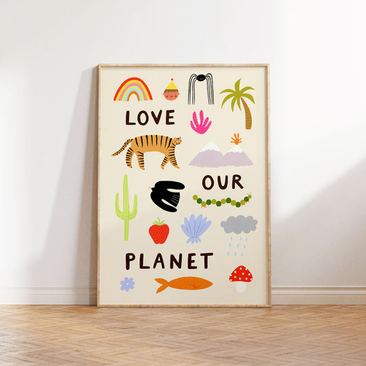 Love Our Planet Print