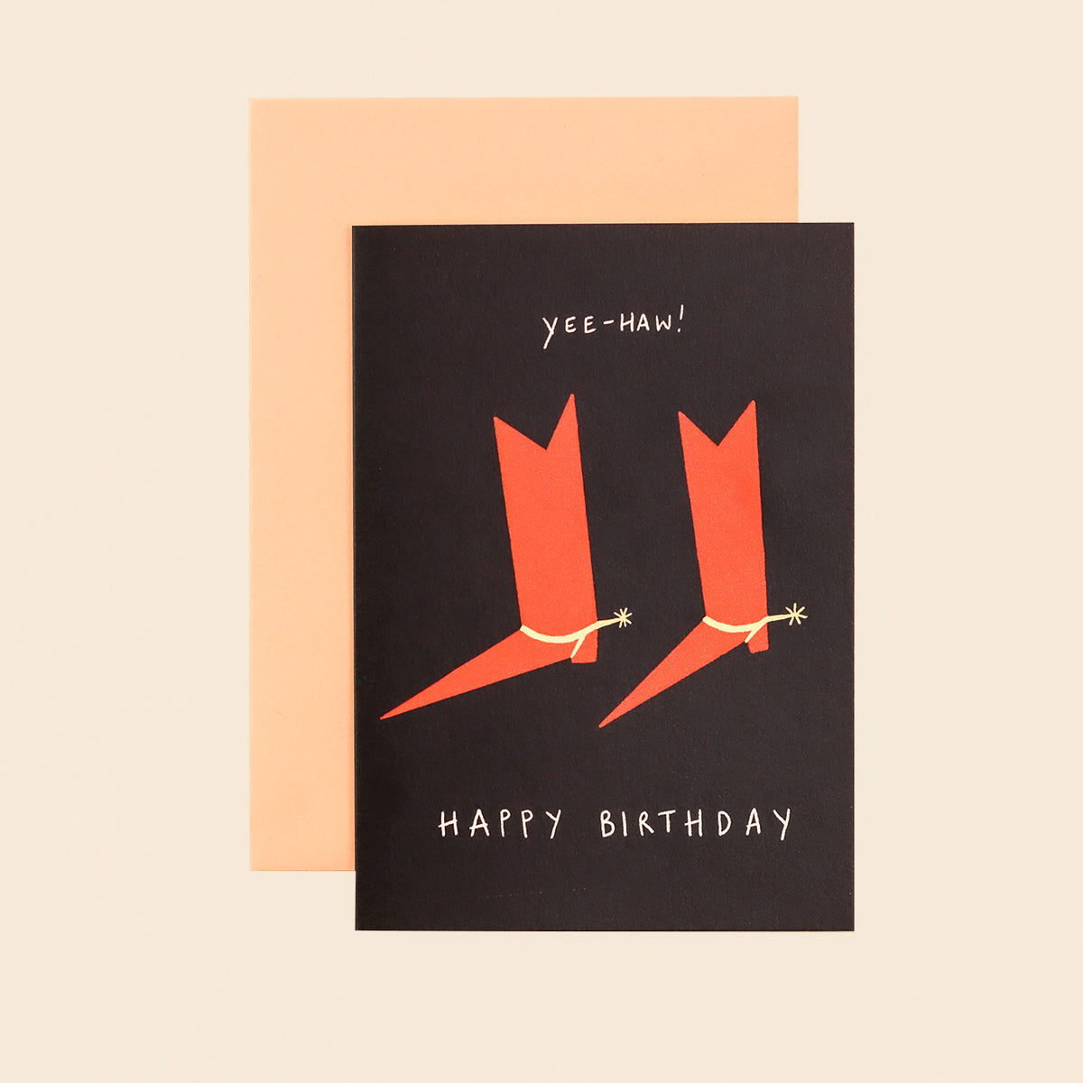 Cowboy Boots Birthday Card